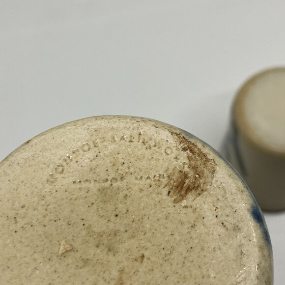 Monroe Salt Works Pottery Mugs Iris Handmade Art Studio Pottery Coffee Cup Lot - Picture 7 of 13